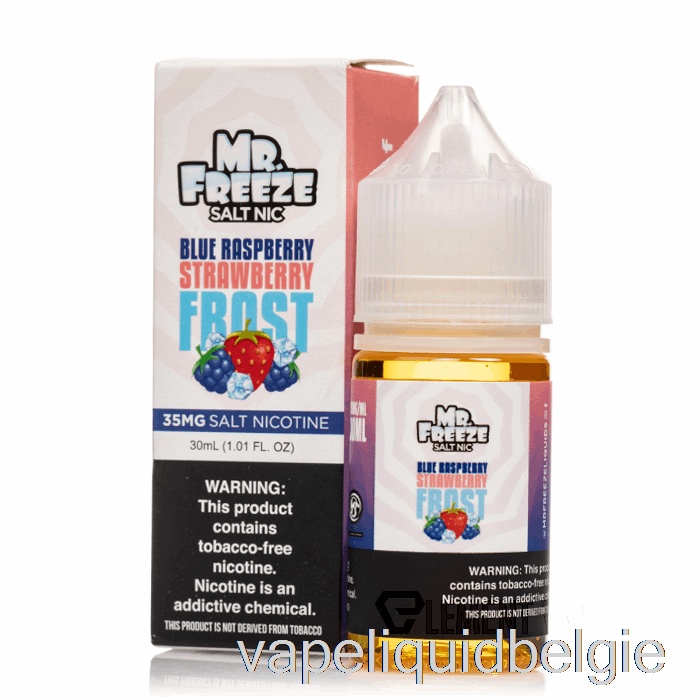 Vape België Blue Razz Aardbei Vorst - Mr Vrieszouten - 30ml 35mg